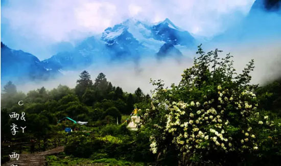 中國有個地方叫雨崩