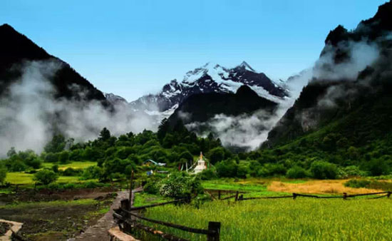 中國有個地方叫雨崩