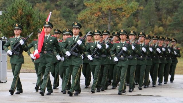 警營(yíng)國(guó)慶也精彩，假期不忘備勤忙