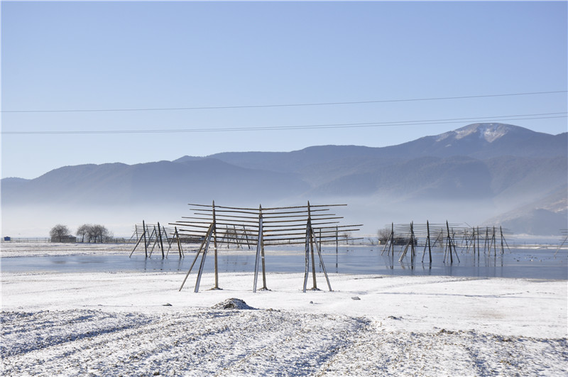 香格里拉迎來今冬首場降雪，未來一周還將出現(xiàn)一次小雪天氣