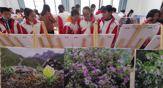 迪慶影像生物多樣性攝影展到維西巡展