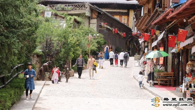 香格里拉獨(dú)克宗古城旅游熱