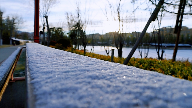 雪后的香巴拉公園 美輪美奐