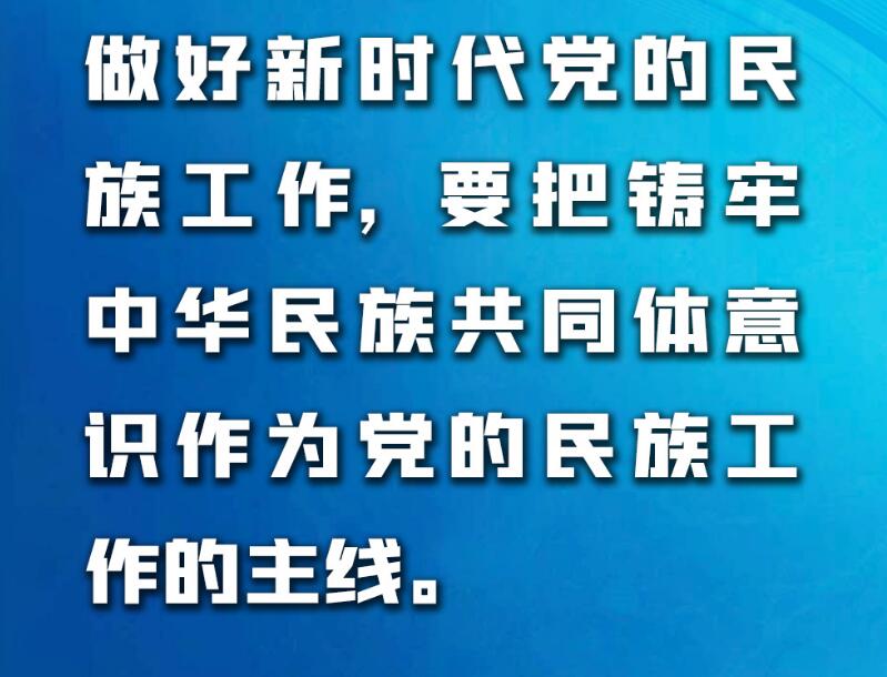 金句來了！習近平：推動新時代黨的民族工作高質量發(fā)展